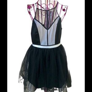 NWT BCBGENERATION black/white tutu mini dress 4